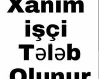 Online menecer xanımlar teleb olunur