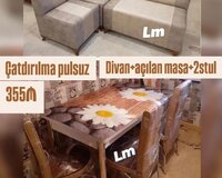 Metbex ucun divan stol-stul destleri