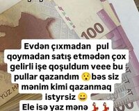 Xanımlar ücün iş var