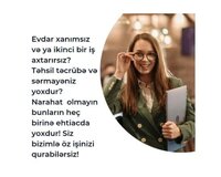 Xanım işçi tələb olunur