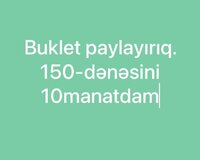 Buklet. Paylayırıq