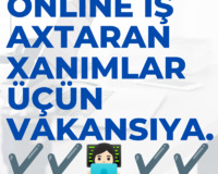 Xanımlar üçün vakansiya