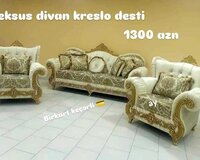 Divan kreslo sifarişle hazırlanır