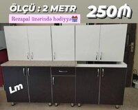 Mətbəx mebellərinin sifarişi (Ölçü : 2 metr)