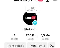 Tik Tok hesab satılır 77 K