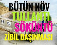 Bütün növ tullantı(zibil söküntü katlavan) daşıyan maşın