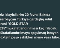 Goldstar mükafatlandırılma mərasimi