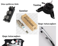 motor poduşkalar sveçalar qapı knopkaları qapı tutacaqları