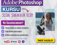 Sosial şəbəkələr üçün Adobe Photoshop kursu