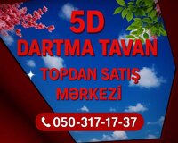 Çox zövqlü Dartma tavan 3D 5D sifarişi bizdə