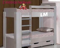 İkimərtəbəli çarpayılar 2 matras hədiyyə