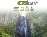 Dustaqxana şəlaləsi Ballı qaya yürüşü turu