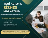 Operator Vakansiyası