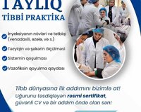 Xanimlar və Bəylər üçün 1 Aylıq Tibb Praktika