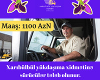 Xarıbülbül yükdaşıma xidmətinə sürücülər tələb olunur