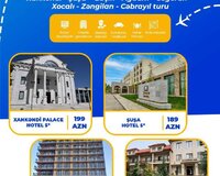 Xankəndi Şuşa Laçın Agdam Əsgəran Xocalı Zəngilan turu