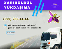 Yük daşıma xidməti həftənin 7 günü 24 saat