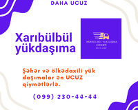 Şəhər və ölkədaxili yuk daşımalar ən ucuz qiymətlərlə