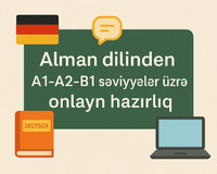 Alman dilindən A1-a2-b1 səviyyələr üzrə onlayn hazırlıq