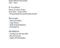 Cv Hazırlanması