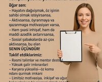 Satış Üzrə Mütəxəssis