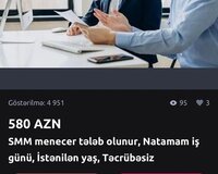 Smm meneceri meslehetcisi