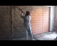 Pompa ilə qara suvaq işləri