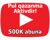 Youtube kanalı satılır. +500k abunə