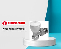 Radiator ventili köşə Giacomini