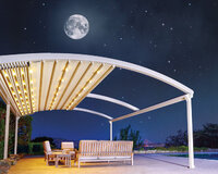 Led isiqli pergola