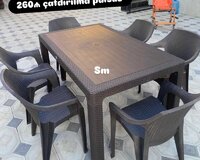 Plastik stol stul