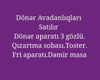 Dönər Avadanlıqları Satılır