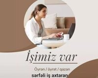Tələbə və evdar xanımlar üçün online iş