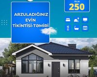 Bağ evi tikintisi, təmiri