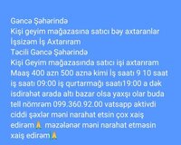 iş axtarıram
