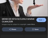 Menecer xanim və bəy tələb olunur