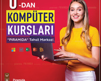 Kompüter kursuna qeydiyyat başladı