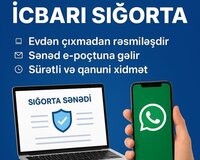 1 Dəqiqəyə İcbari Sığortan Hazır – Evdən Çıxmadan