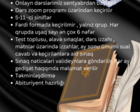 Azərbaycan dili və Ədəbiyyat onlayn hazırlıq