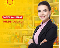 Satıcı xanım tələb olunur