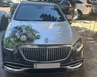 Mercedes Maybach ag qara toy masini kirayesi