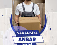 Anbar işçisi Tələb Olunur