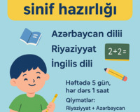 Evdə ibtidai sinif hazırlığı (Az dili Riyaziyyat)