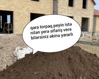 qara torpaq peyin və qazon altı torpağ