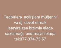 Toylara dj və müğənni dəvəti