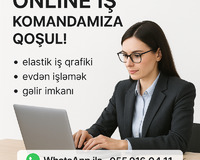 Xanımlar ücün vakansiya,💥