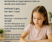 Ibtidai siniflər üçün hazırlıq (Riyaziyyat, Azərbaycan dili)