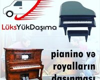 Pianino və röyalların daşınması