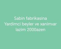 sabun fabrikasına yardımçı