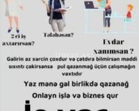 Xanım işçi tələb olunur